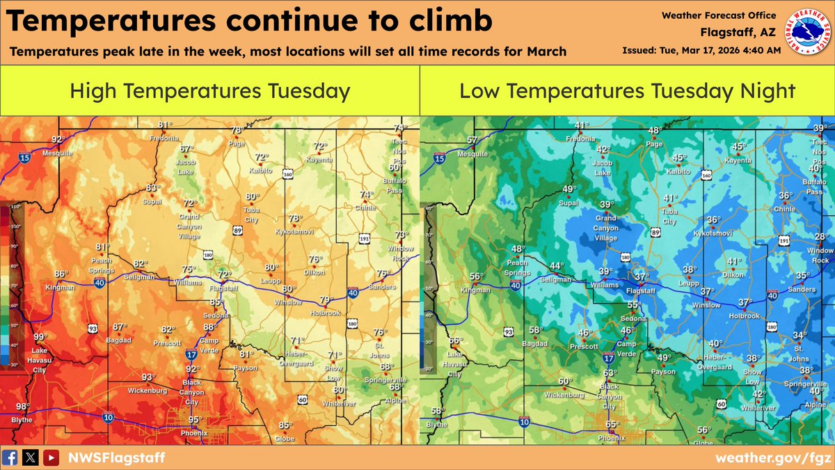 NWS Flagstaff tweet media