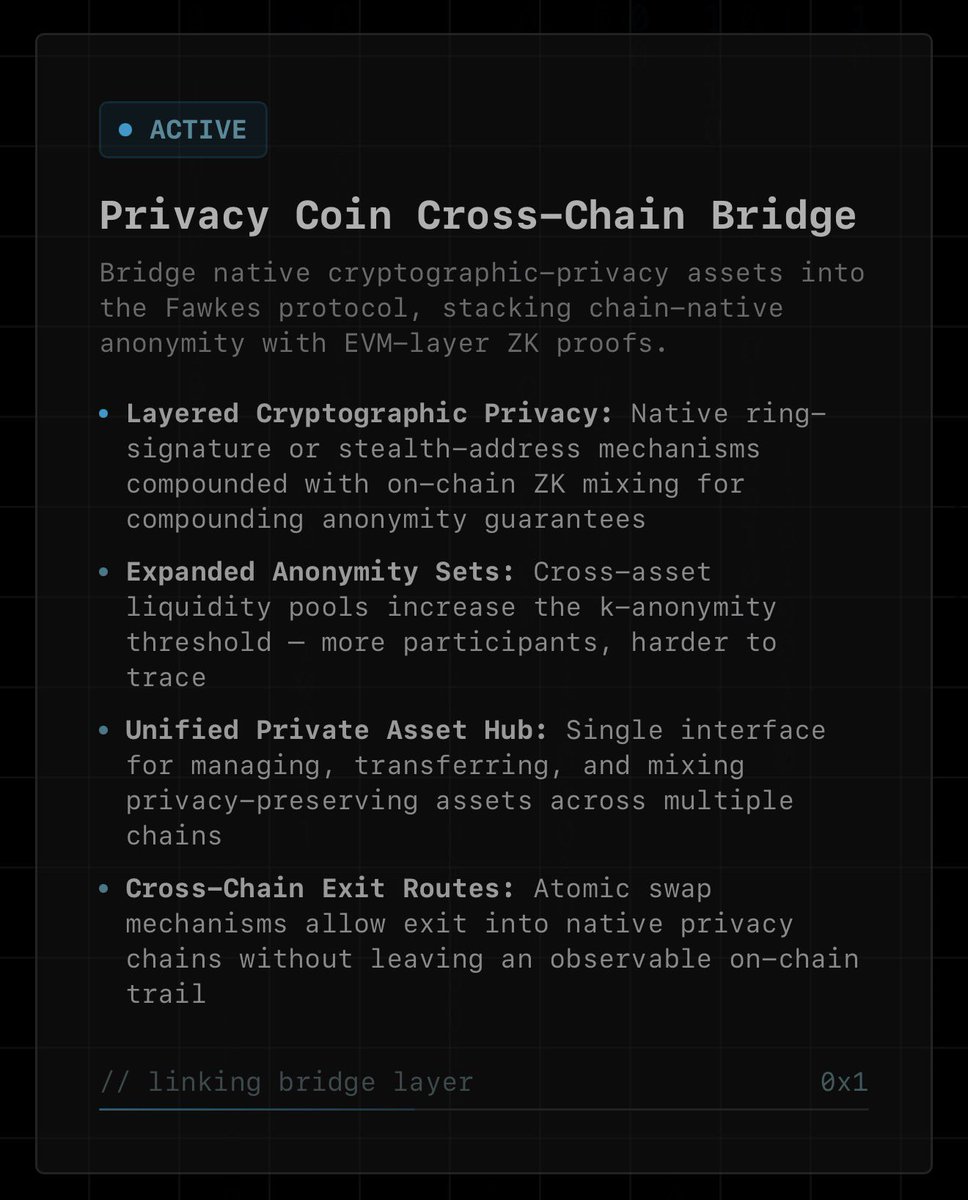 RONIN_GASHIRA's tweet photo. 🚨 MAFIA… I just spotted something 👀

There’s been an update on the @xCellar_ website… and it’s NOT small.

We’re talking:
🔐 Permissionless + anonymous access 
💸 Private STABLECOIN transfers 💥 �� 
🌉 Cross-chain privacy bridge

This isn’t just ��another project”…
This is infrastructure being built in real time. 🧠⚙️

While people are arguing on timelines…
the tech is evolving behind the scenes.

Most will see this late.
The Mafia won’t. 🕵️‍♂️

Pay attention. 👀🔥
$XCL $SENT $ETH #Privacy
#XCL_MAFIA