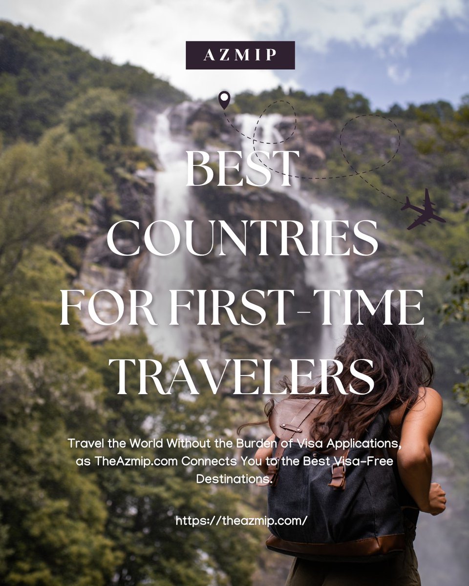 IAzmip's tweet image. Best Countries for First-Time Travelers | Explore the World with Azmip
Travel the World Without the Burden of Visa Applications, as TheAzmip.com Connects You to the Best Visa-Free Destinations.
#Azmip #TravelGuide #FirstTimeTraveler #TravelTips #ExploreWorld