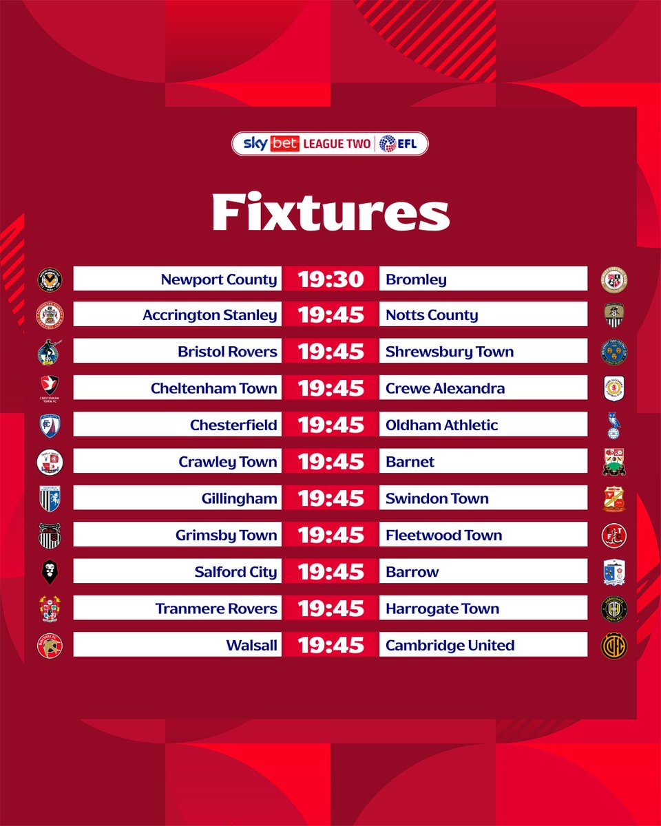 Sky Bet League Two tweet media