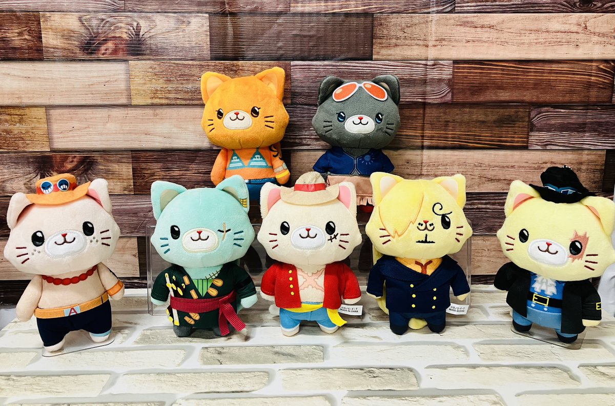 再入荷】 withCAT アイマスク付きぬいぐるみキーホルダー ルフィ/ゾロ