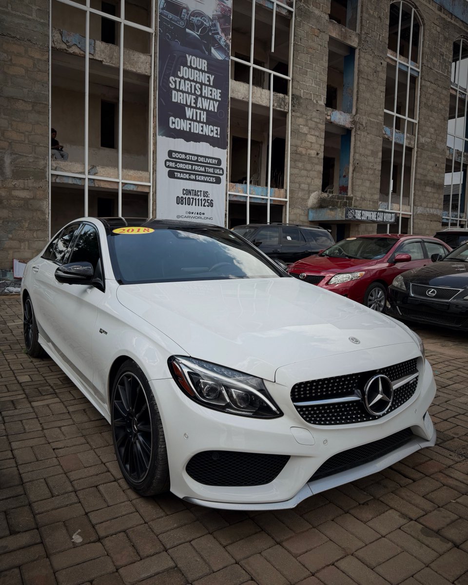 carworldng's tweet photo. 2018 Mercedes-AMG C43 – Foreign Used
🔥 V6 Bi-Turbo | AMG 4MATIC | Sunroof
📍 Lagos | 💰 ₦43.5M
📞 08107111256
Pure AMG performance.
#SupremeCarWorld #C43AMG #MercedesAMG #LagosCars #CarWorldNG #ForeignUsedCarsNG #AMGLife #DriveSupreme https://t.co/84FvELz5Yi