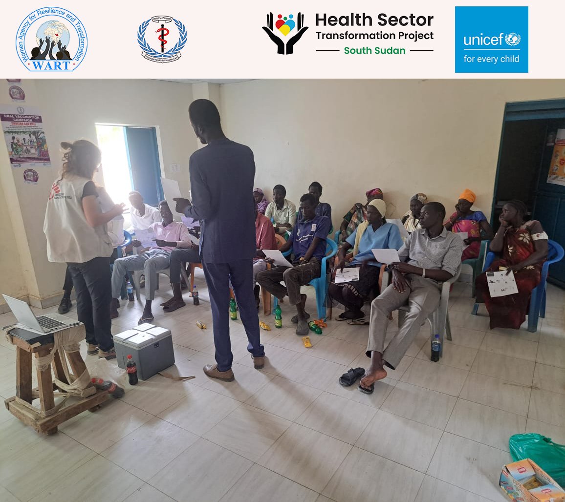 Wartsouthsudan's tweet image. #HealthSystems #CommunityHealth #RRCE #WART @unicefssudan  @WorldBank 
WART in Ayod, with CHD &amp;amp; MSF, mentored Mogok PHCC staff on case management, surveillance &amp;amp; RRCE under HSTP ,strengthening early detection, coordination, and quality care for vulnerable communities.