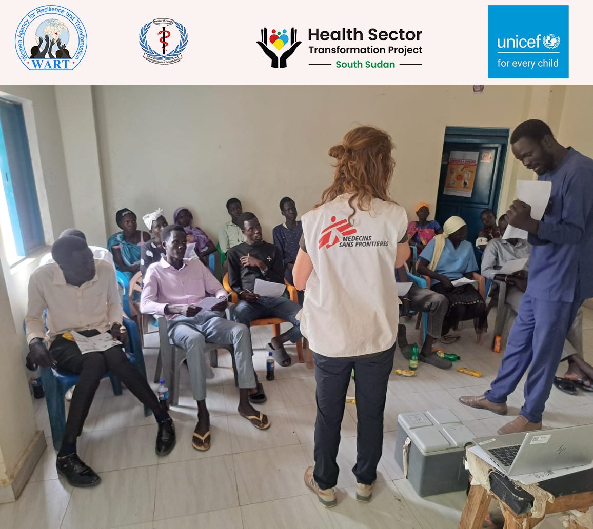 Wartsouthsudan's tweet image. #HealthSystems #CommunityHealth #RRCE #WART @unicefssudan  @WorldBank 
WART in Ayod, with CHD &amp;amp; MSF, mentored Mogok PHCC staff on case management, surveillance &amp;amp; RRCE under HSTP ,strengthening early detection, coordination, and quality care for vulnerable communities.