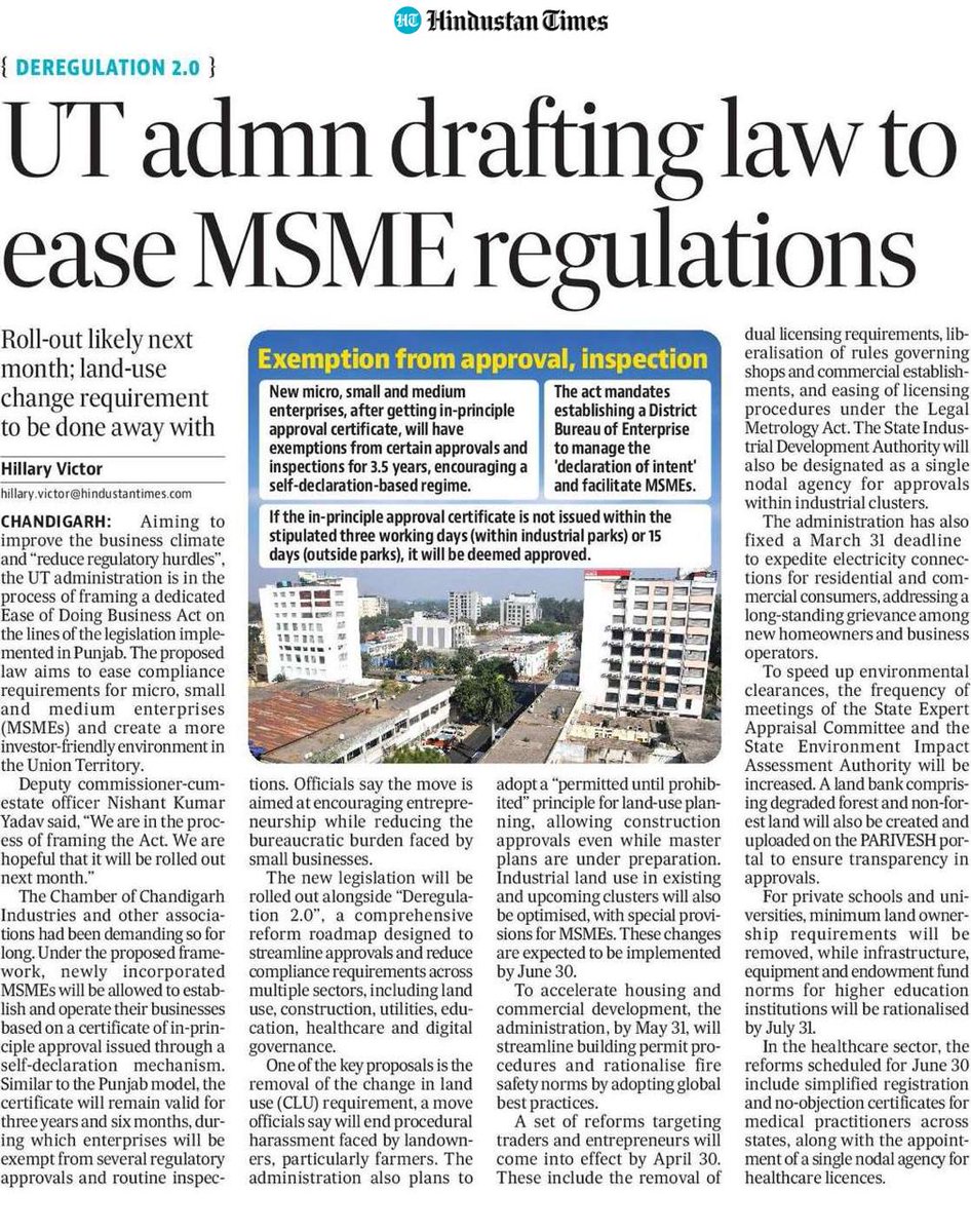 Deputy Commissioner, Chandigarh tweet media