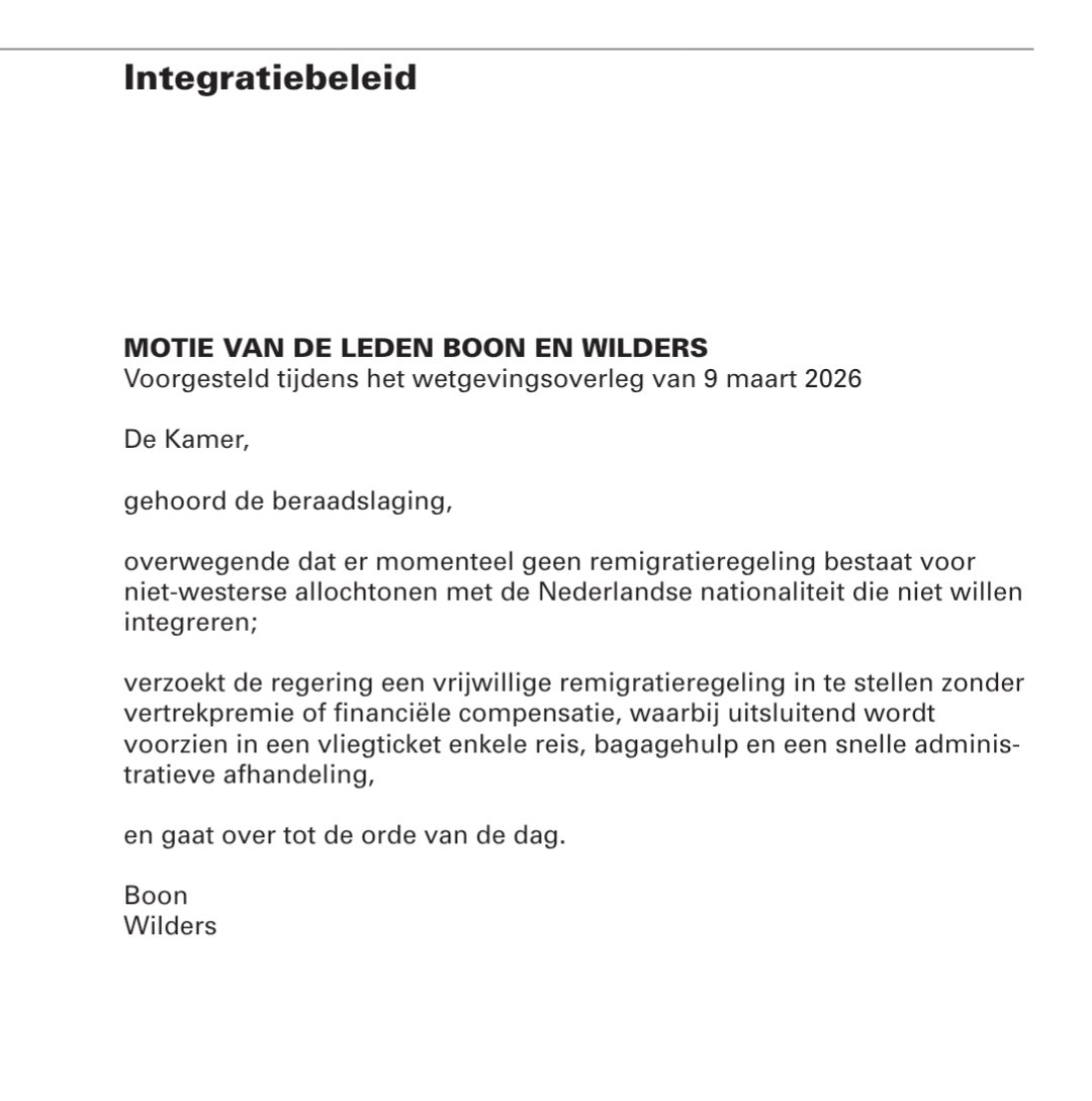 Maikel Boon - PVV tweet media