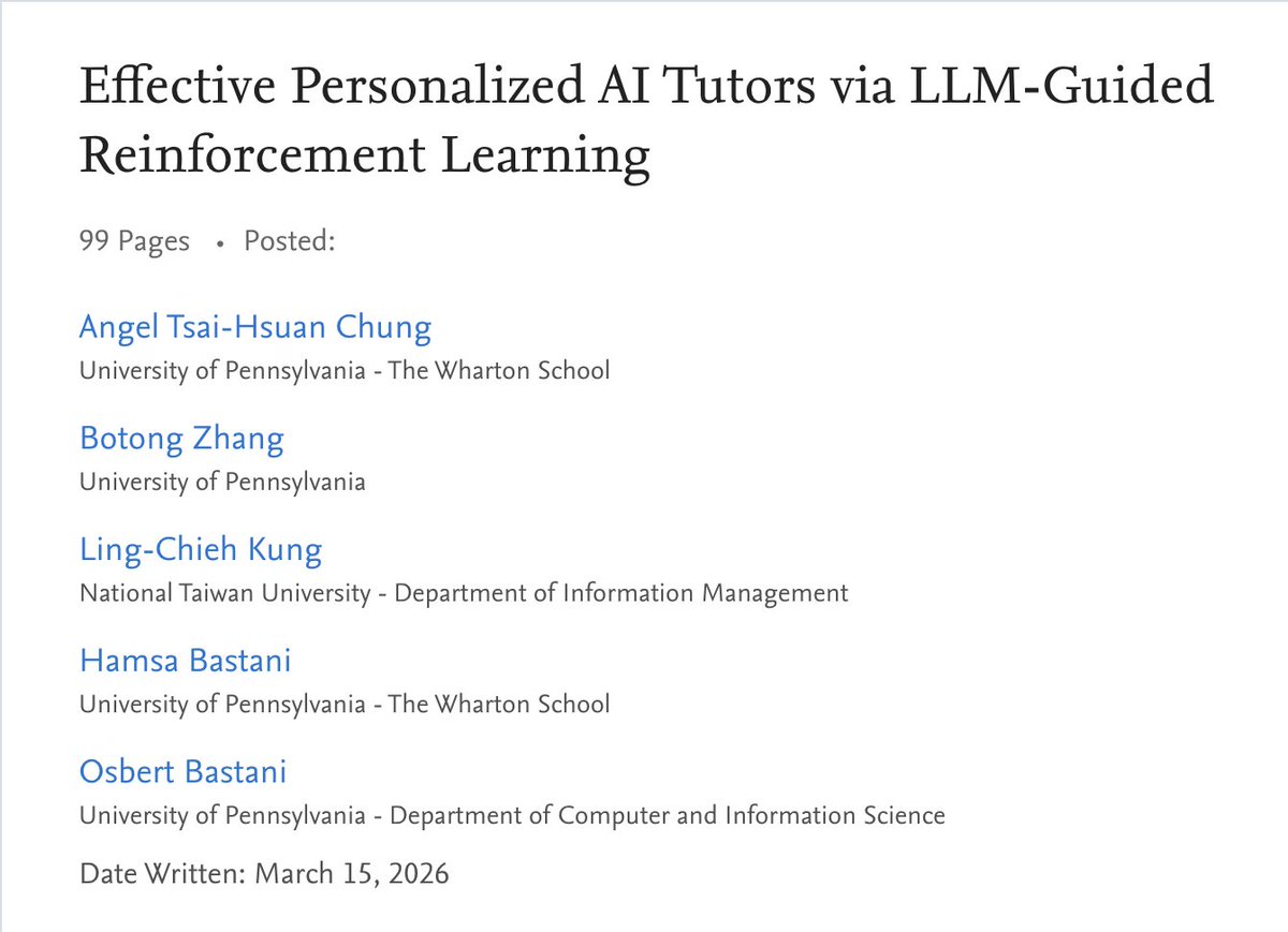 Hamsa Bastani tweet media