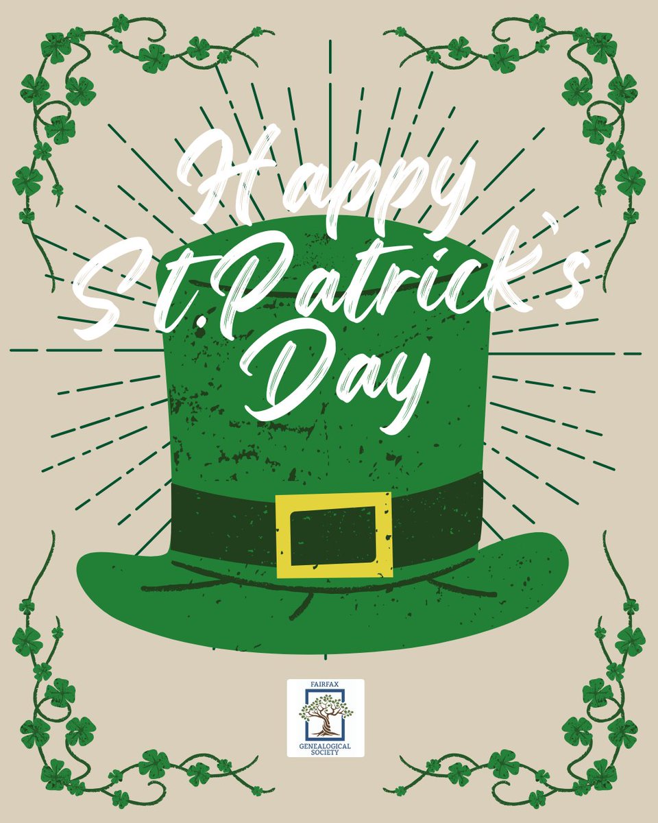 Fairfax Genealogical Society tweet media