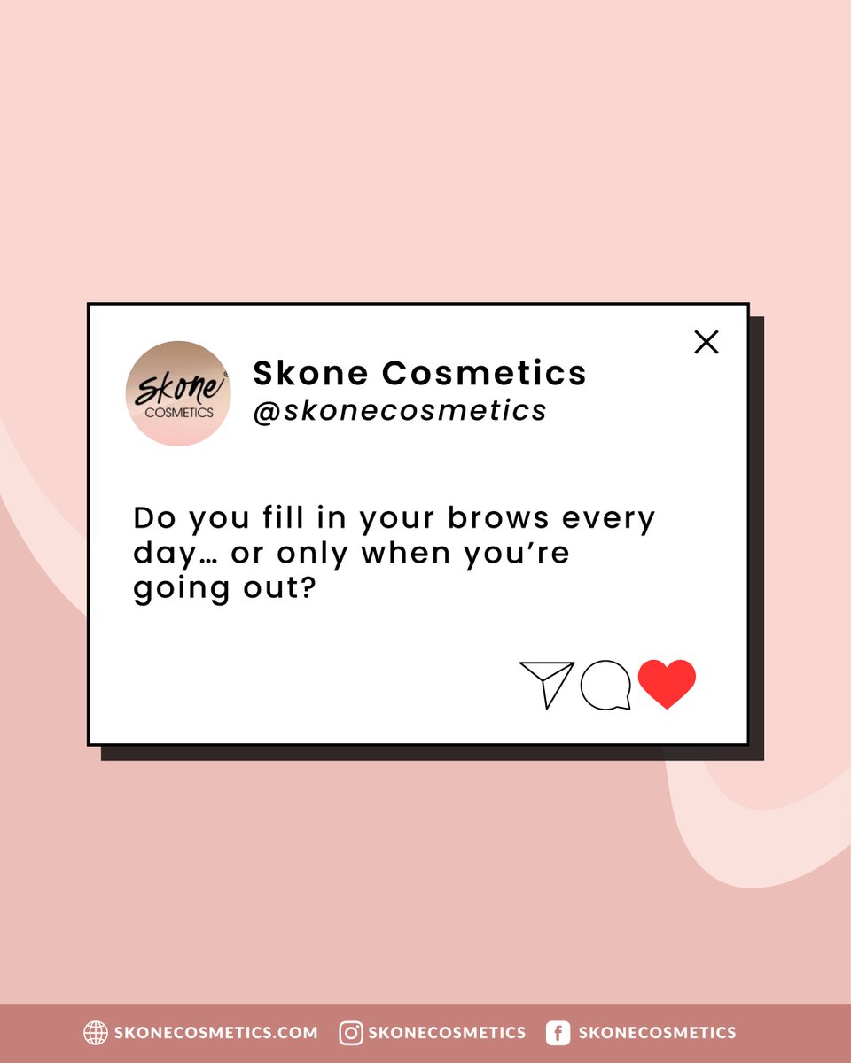 SKONEcosmetics's tweet image. Brows every day… or only when you’re feeling fancy? 😏

Either way, we see you. So which one are you?

#makeupartist #makeupaddict #makeuplover #beautybrand #makeupbrand #cosmeticbrand #crueltyfreemakeup #parabenfree #veganbeauty #makeupideas #makeuplook #skonecosmetics