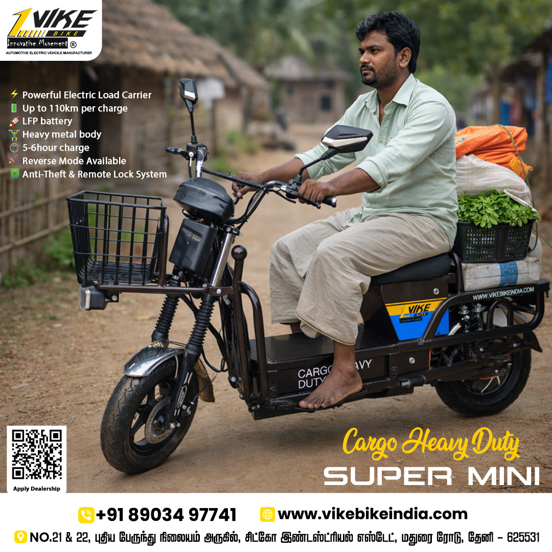 vikebikeindia's tweet image. Vike Cargo Heavy Duty Super mini
Contact Us Now - +9189034 97741
#TransportSolution #MileagePlusPower #WorkReady #LogisticsSupportVike #CargoHeavyDutyCB01 #CargoHeavyDutySuperMini #CargoHeavyDutyCB01 #CargoHeavyDutySupermini
