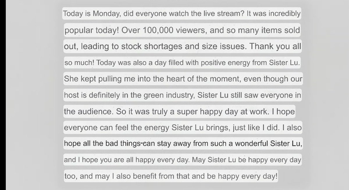 Everything did sold out. Because of li Ning sold out they ended the livestream early. Hehe