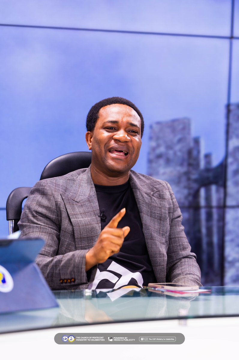 TheCOPMTC's tweet photo. Today, March 17, 2026, Ps Michael Laryea Jnr, Coordinator for Ministry to Celebrities, together with Ps John Ofei Badu, an Executive Member, appeared as guests on the Asembi Morning Show on PENT TV to discuss the vision and mandate of the Ministry.

#liveoutyourcalling | https://t.co/lG6jAkMHTO