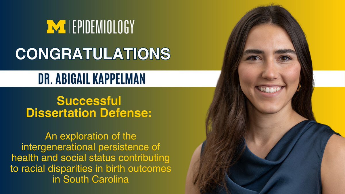 U-M Epidemiology tweet media