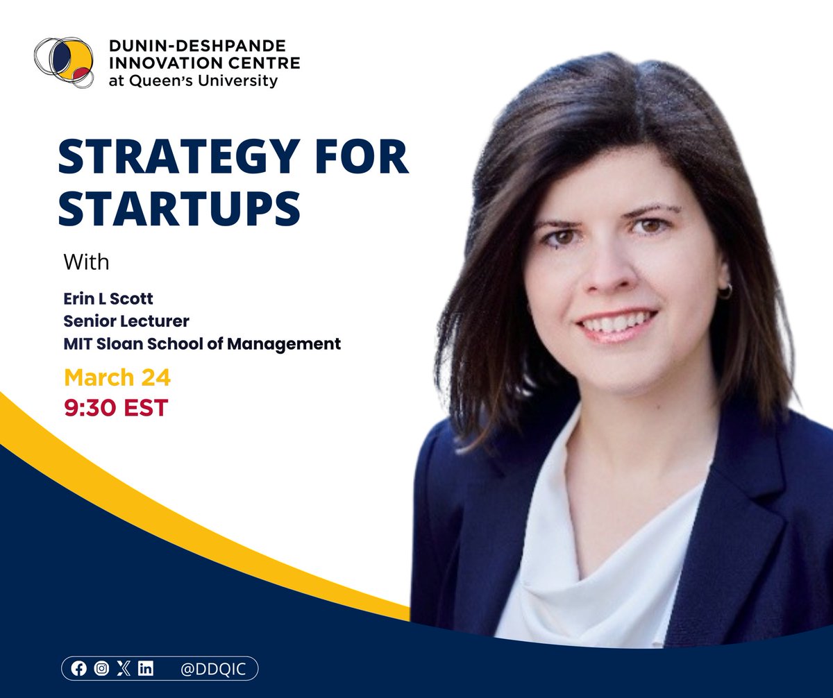 Dunin-Deshpande Queen's Innovation Centre tweet media