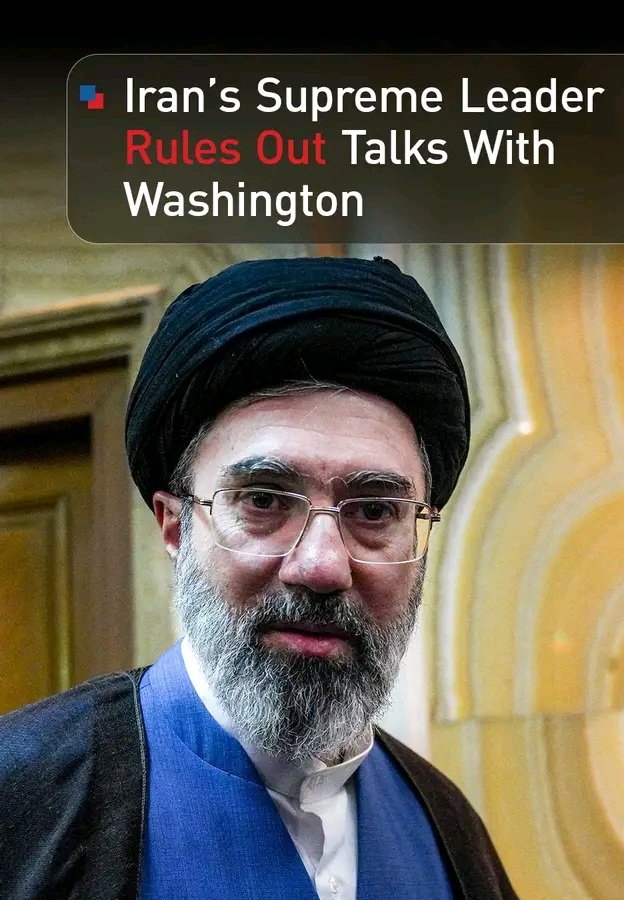 IXogta's tweet photo. Iran’s Supreme Leader Rejects Proposals to Ease Tensions With U.S.
Khamenei’s rejection of de-escalation proposals signals Iran’s continued adherence to its current stance amid ongoing tensions with the United Statesaccording to the official
🔗: https://t.co/hLwxjvT6nK
#IranWar‌ https://t.co/dC0xzGDW17
