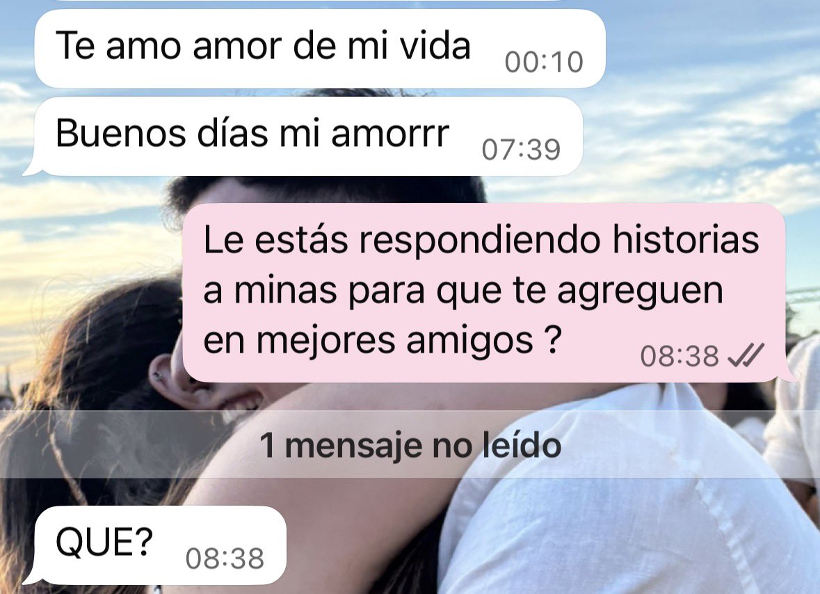 hoy nadie tendrá un buen día porque yo soñé algo