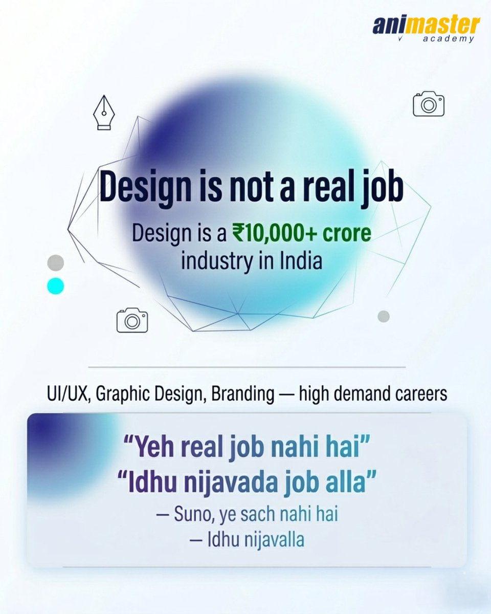 animguru's tweet photo. “Design mein scope nahi hai” — still hearing this?

🌸Let your career bloom this spring.
🎯25% OFF on Graphic Design &amp; UI/UX Courses
⏳Offer ends TOMORROW (March 18, 2026)
📍RT Nagar, Bangalore

🌐 https://t.co/SP7fyuQKpF

💬 https://t.co/lPxOMAx9XF
#GraphicDesignCoursesBangalore https://t.co/LLqu6usVEs