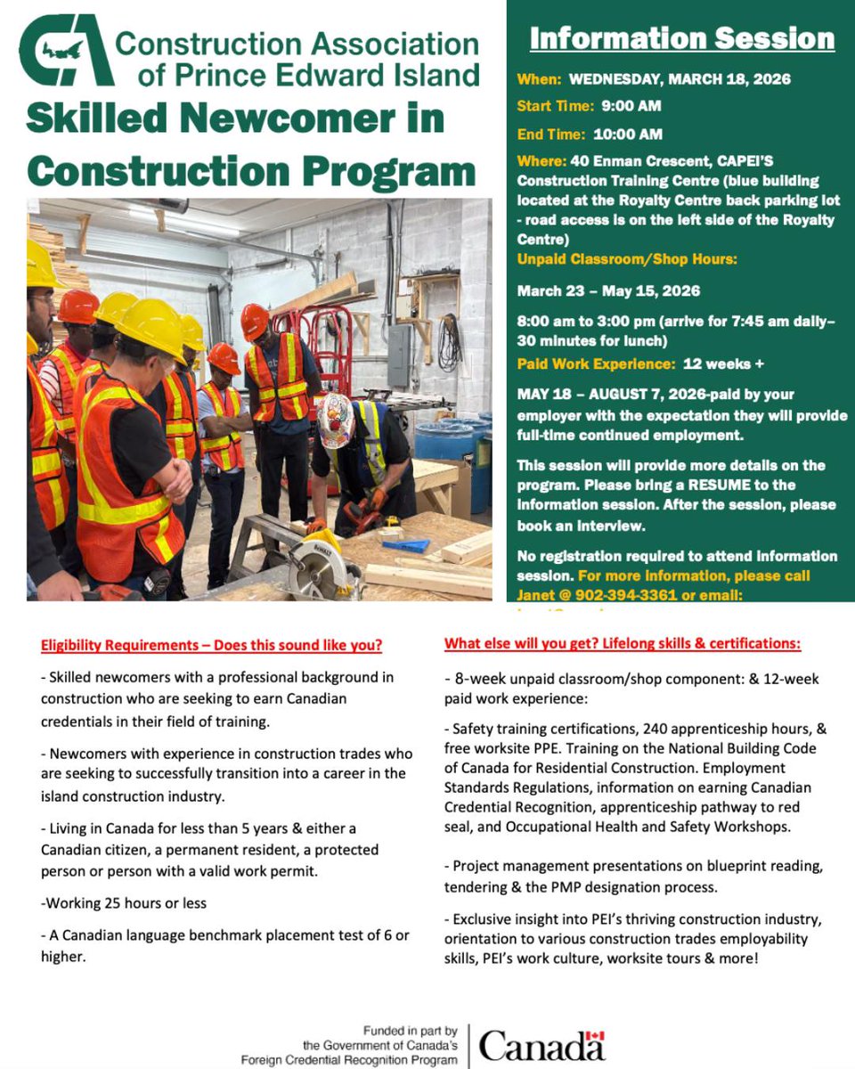 Construction Association of PEI tweet media