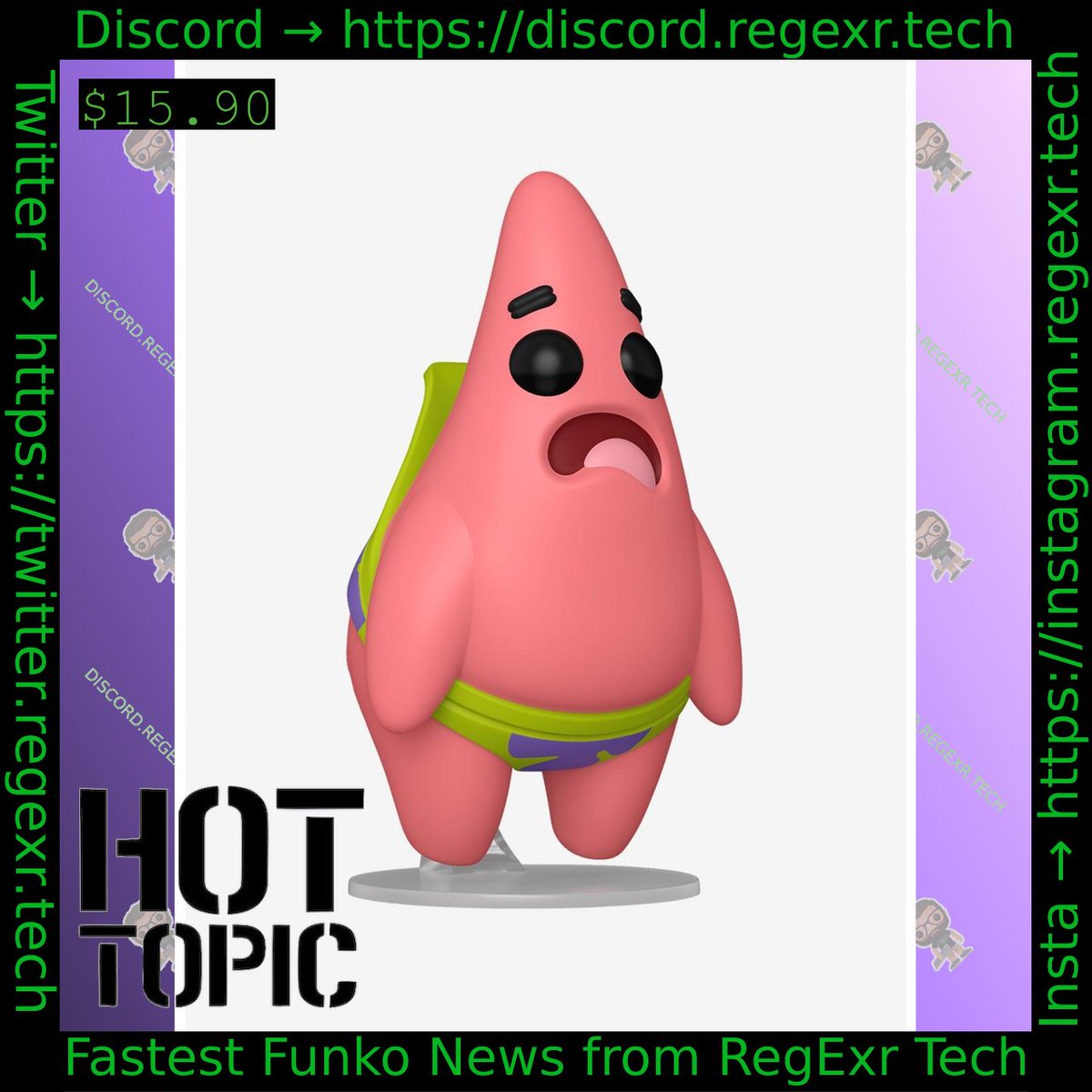 #funko  SpongeBob SquarePants Animation Patrick With Wedgie Hot Topic 
Link->dpbolvw.net/click-8743465-…
#ad 12:09:43 2026-03-17 UTC