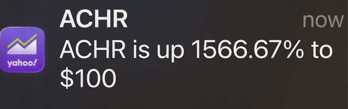 POV: You’ve just heard that the $ACHR N704AX performed a perfect transition flight.