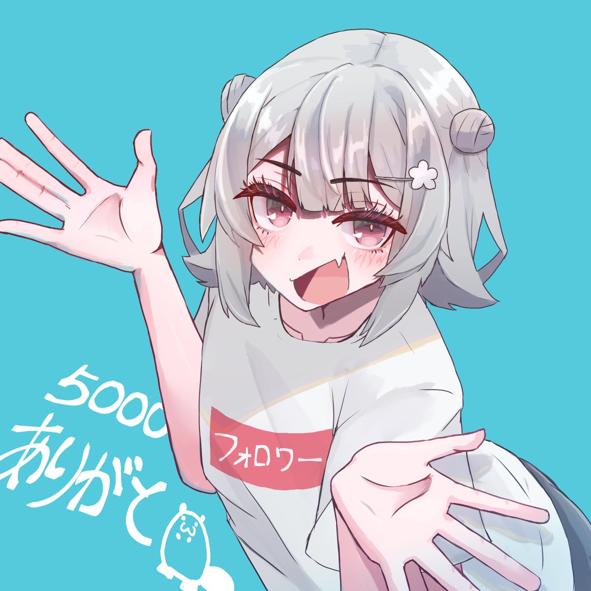 5000フォロワー様ありがとうございます!
感謝の六花ちゃんです!!!!!! 