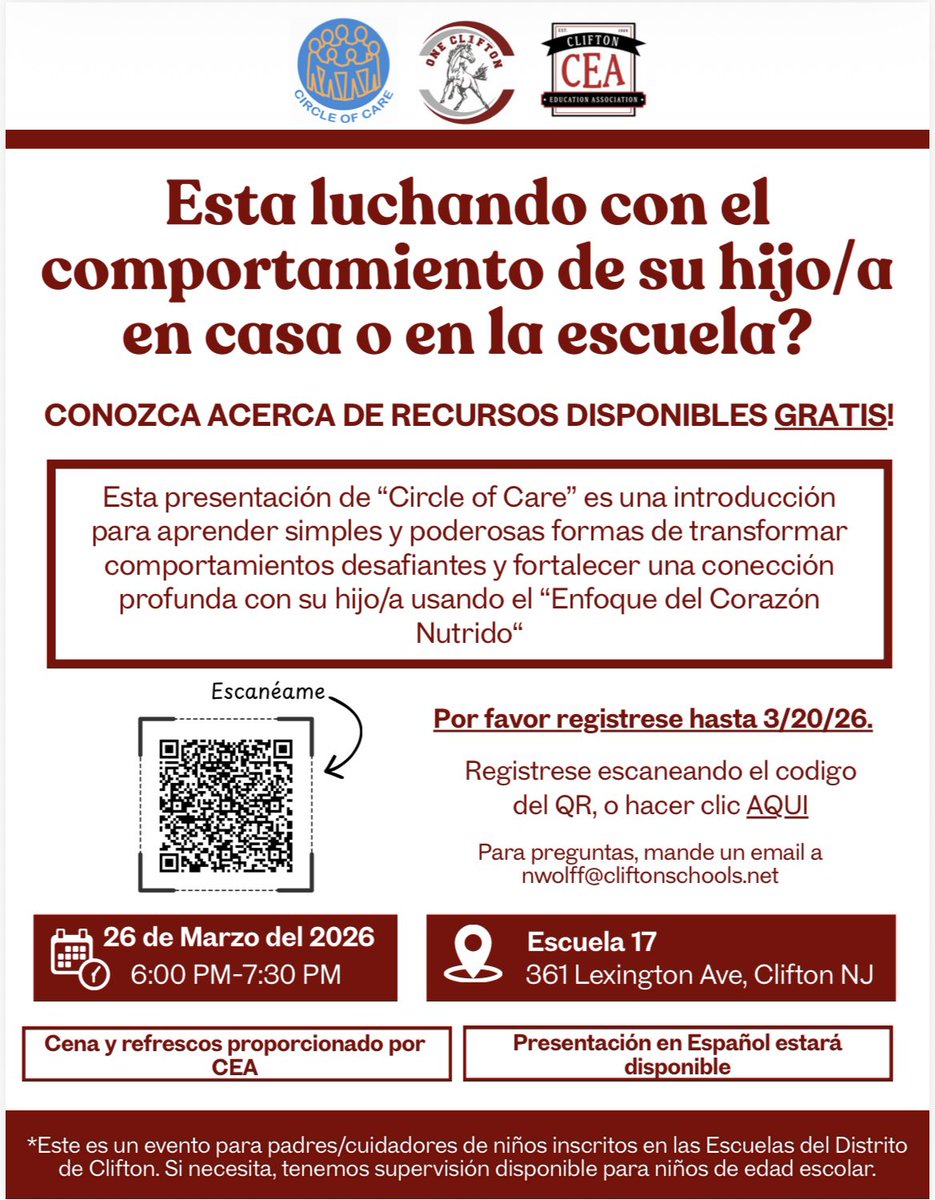 Attention School 4 Families. Please register for a worthy program.