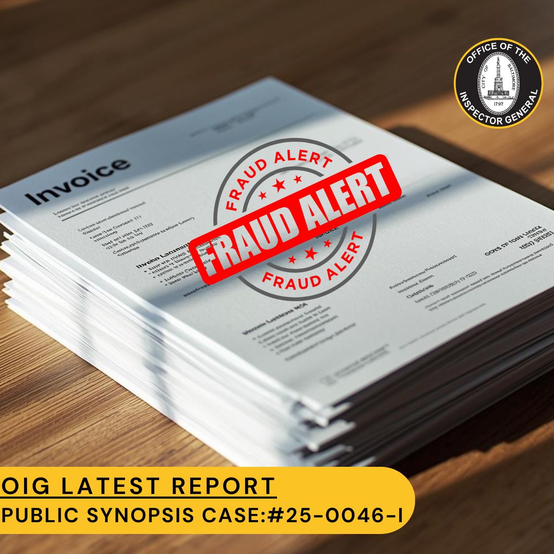 Baltimore City OIG tweet media