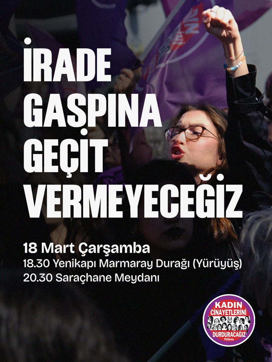 Kadın Cinayetlerini Durduracağız Platformu tweet media