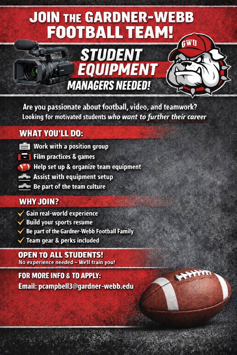 Gardner-Webb Football tweet media