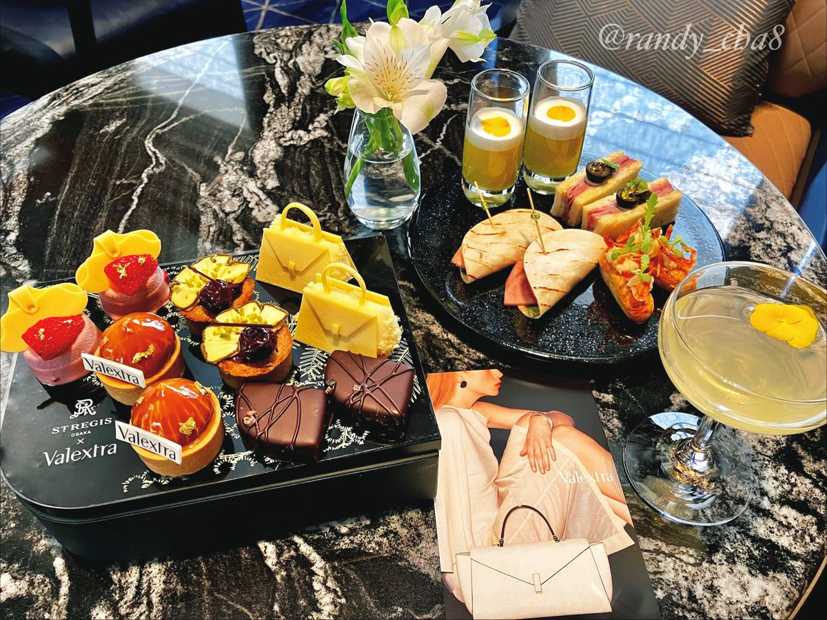 セントレジス大阪のヴァレクストラ コラボ アフタヌーンティー
とても可愛いくて美味しかった✨