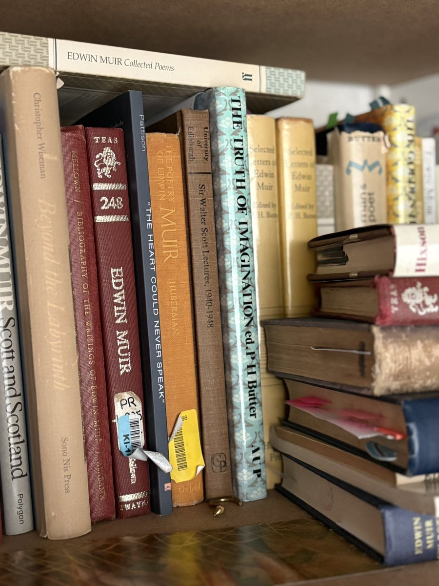 GinorGym's tweet photo. Two days of just Edwin and I! Checking quotes, references, and writing! Lots of writing!
#edwinmuir
#scottishliterature
#poetry https://t.co/tbDsM00dIA