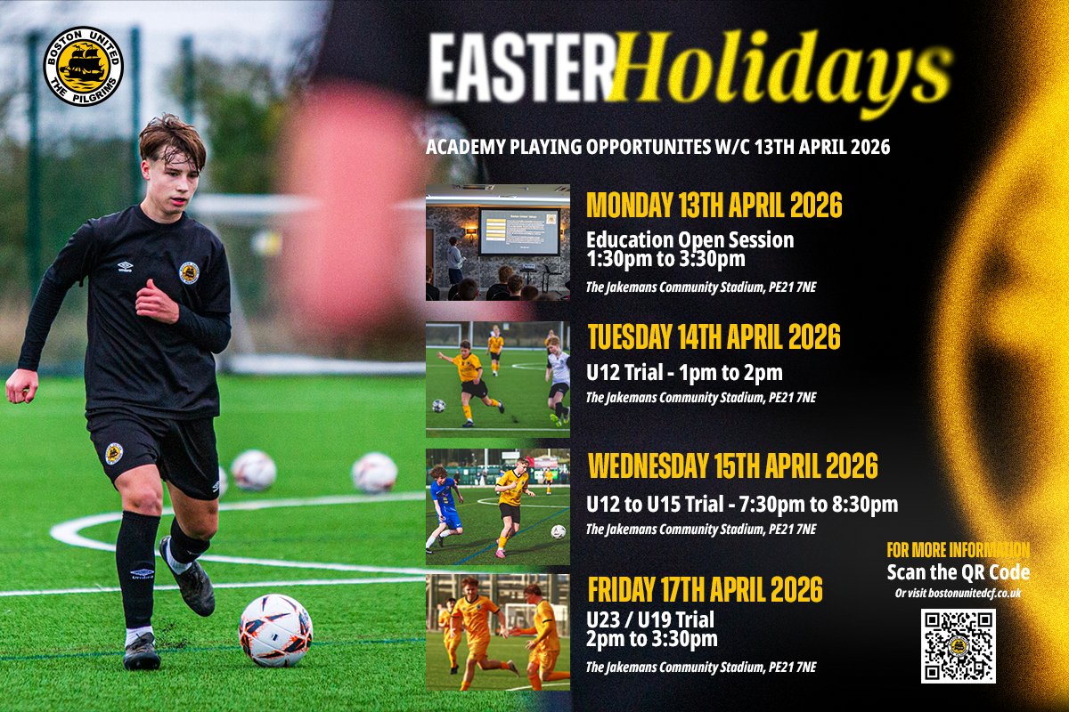 Boston United Football Academy tweet media