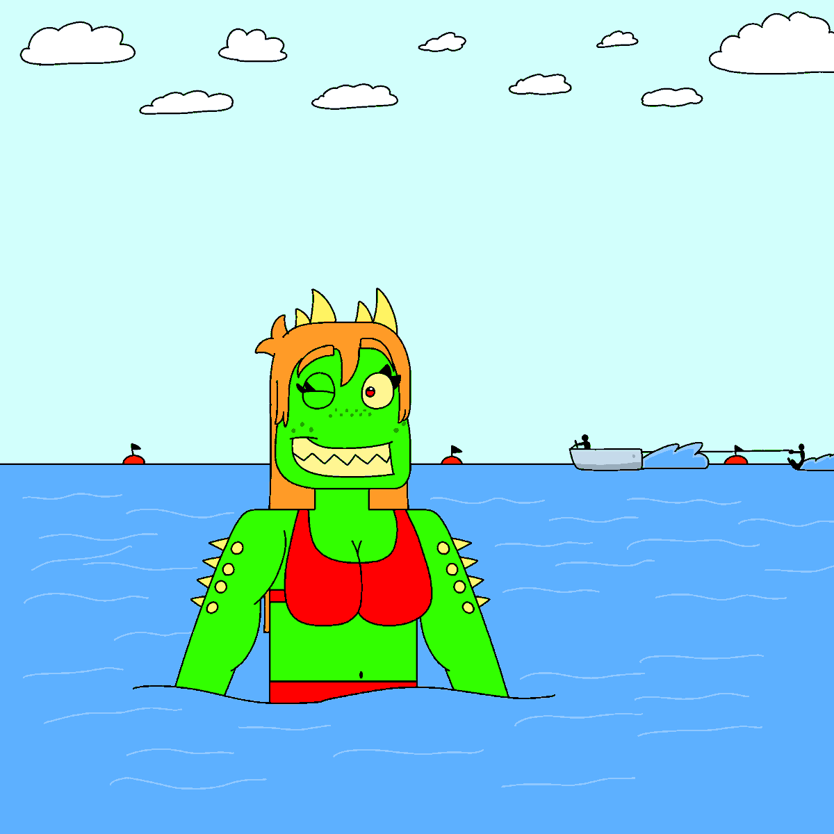 estudio_calexmn's tweet photo. a brina a cacta ela decidiu ir na praia junto com caique com seus amigos e amigas, aonde ela está aproveitando muito a praia
#estudio_clxmn #cartoon #oc #brart #art #digitalart #ocbr https://t.co/wgQAYcpZ1l