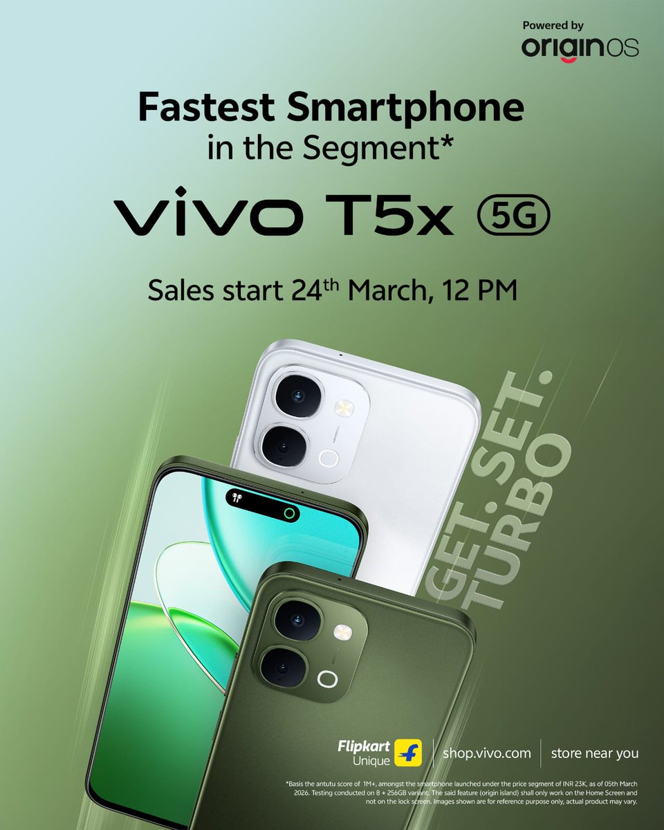 Water, dust, drops — nothing seems to bother the #vivoT5x with its strong protection features