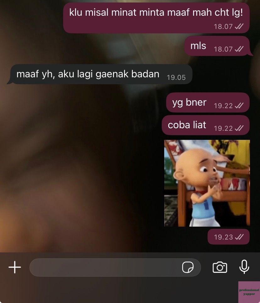 yappingfess's tweet photo. kenapa yap! cowok kalau lagi ribut mesti ada aja penyakit yang muncul 🤗 https://t.co/wou9KQdfQw