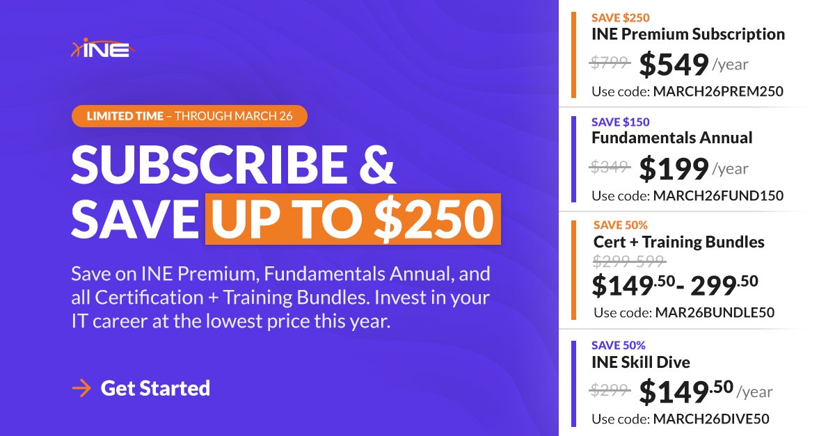 INE Security (FKA eLearnSecurity) tweet media