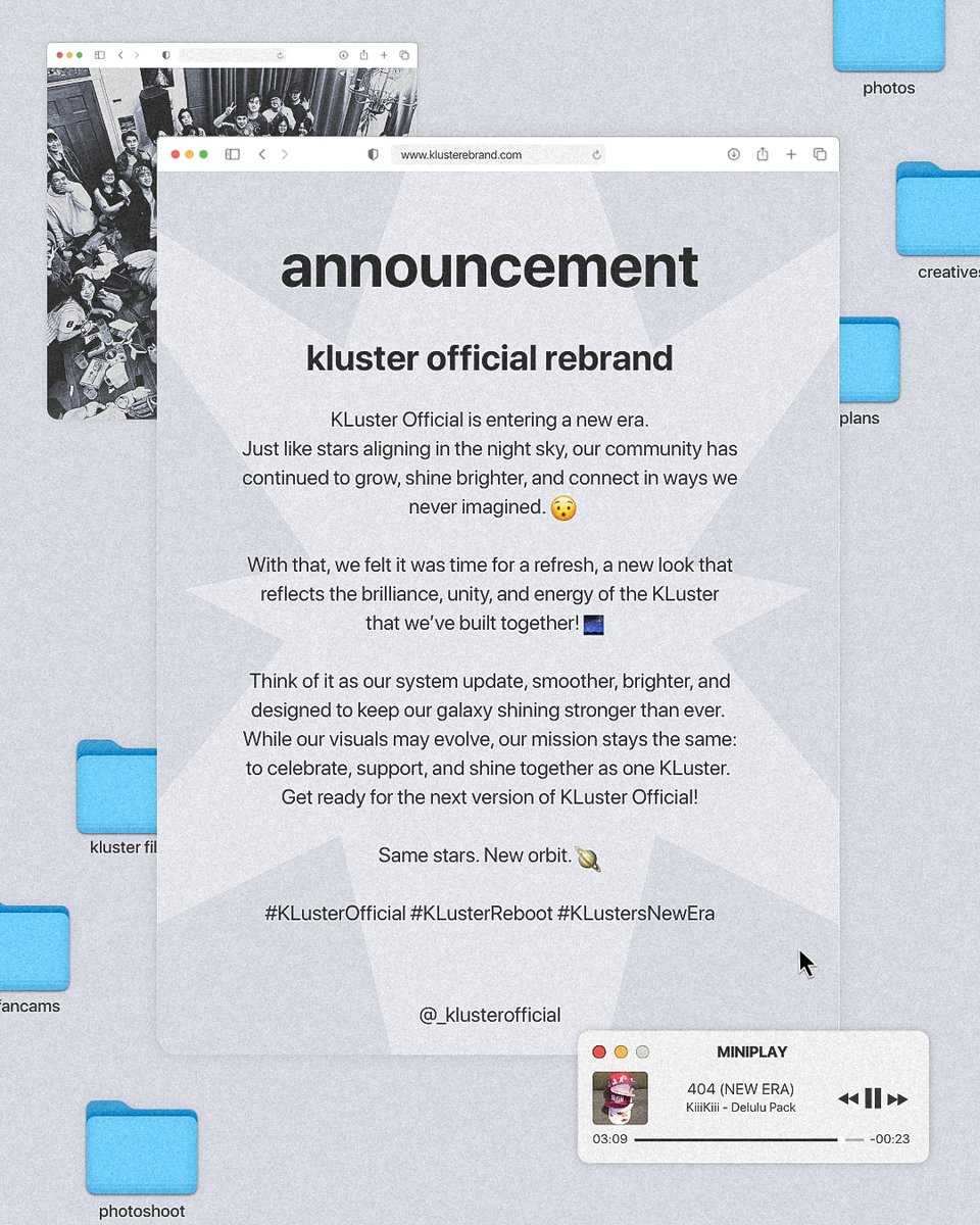 KLuster Official tweet media