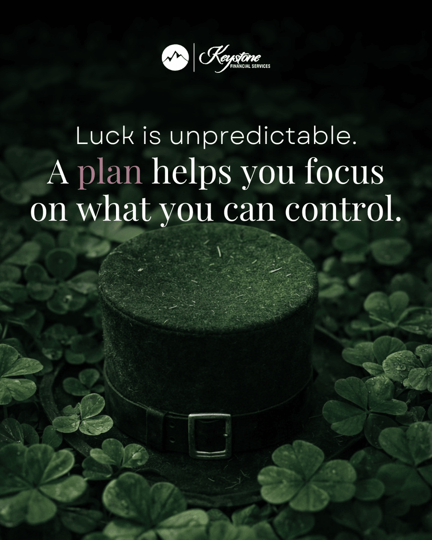 Keystone_Fin's tweet photo. 🍀 Happy St. Patrick’s Day! Luck has its place, but when it comes to your finances, we’d rather not leave it to chance. https://t.co/PVS57a2CzC