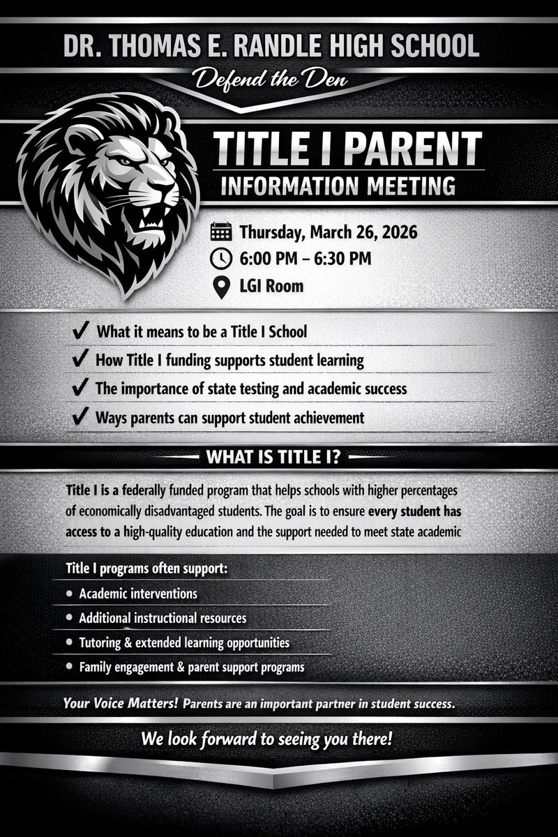 Randle High School tweet media