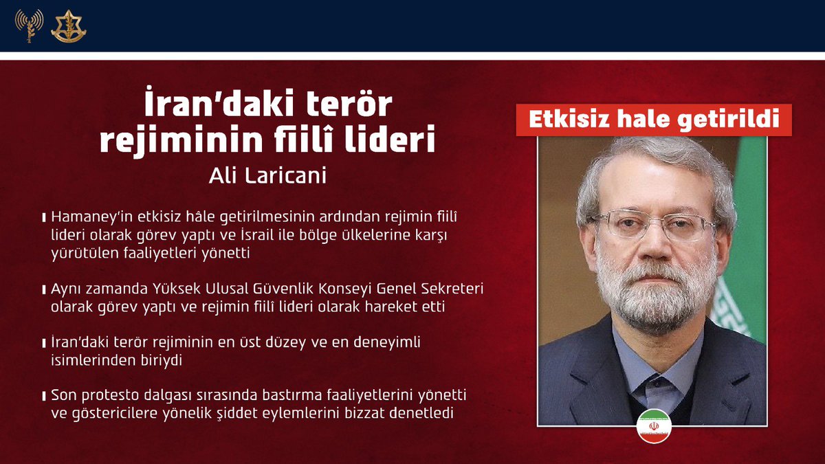 IDF Türkçe tweet media