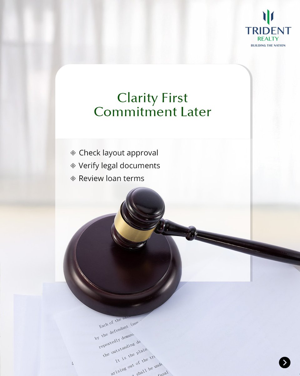 TridentRealty_'s tweet image. Big dreams need smart decisions. Know the basics. Verify the details. Finance wisely.
Because owning land isn’t just a purchase, it’s a foundation for your future.

#TridentRealty #OwnYourDream #SmartApproach #RealEstateIndia