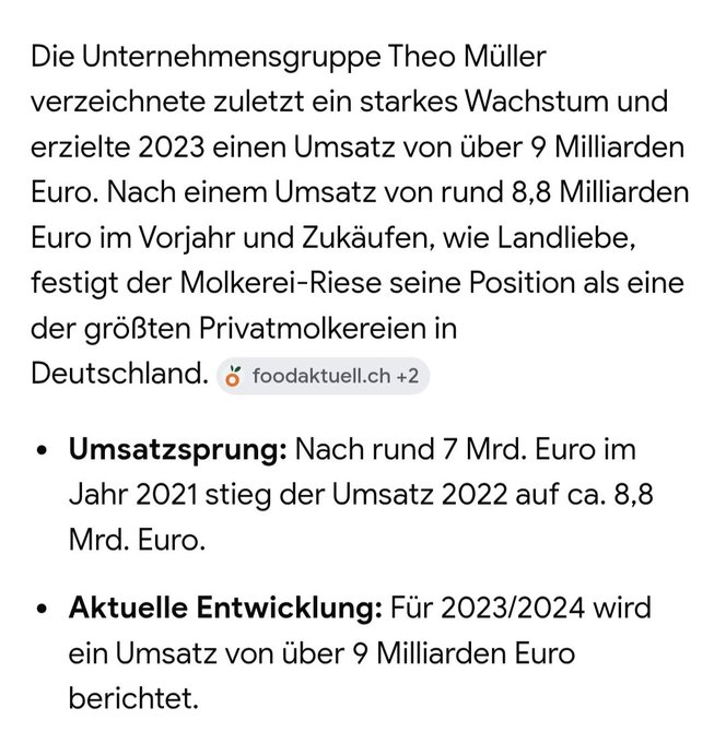 Polycrypto's tweet photo. @trutzonline Sie sind ein Trottel. Sorry, war nicht persönlich gemeint!  Nur stellvertretend für alle links-grünen Trottel, die mit Boykottaufrufen durch die Gegend lauchen und sich moralisch erhaben fühlen … 🤣

Theo Müller sagt: Vielen Dank. https://t.co/bNsqSJ0hGh