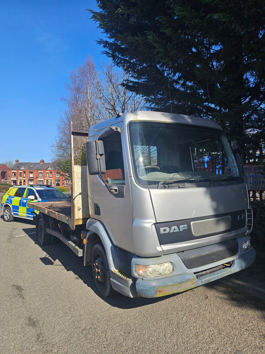 gmptraffic's tweet photo. Drawing attention to yourself by having no number plates displayed is not a good idea when not insured, mot'd and Sorn off road. Seized #Sec165 by #CVU https://t.co/T7frjjmsLc