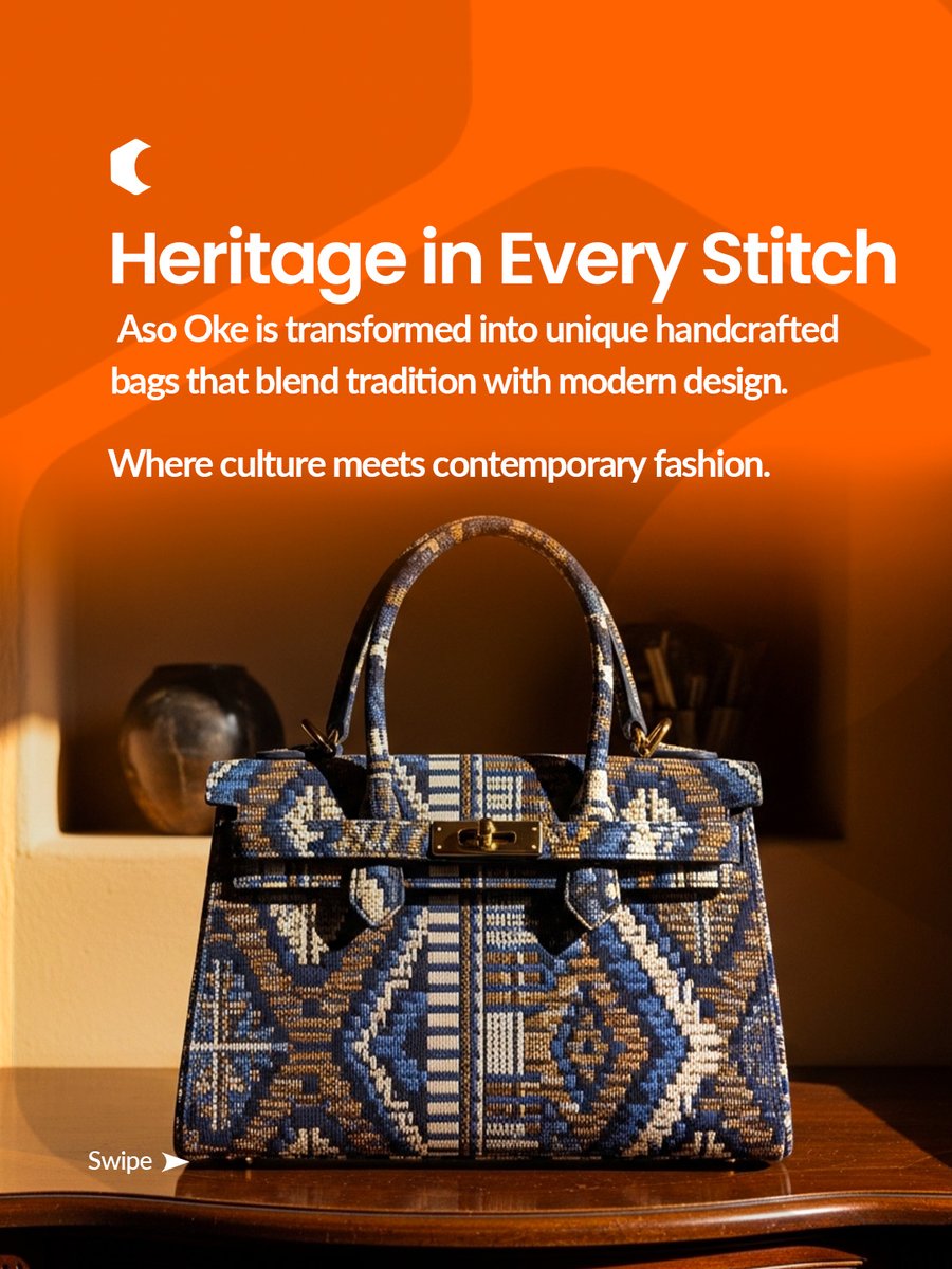 Checklos__'s tweet image. Handwoven carefully on a loom using techniques passed down through generations.

Aso-Oke, the heritage in every stitch,

Wear the story of Yoruba's Heritage not just the craft.
#checklos #Asooke #HandmadeWithLove