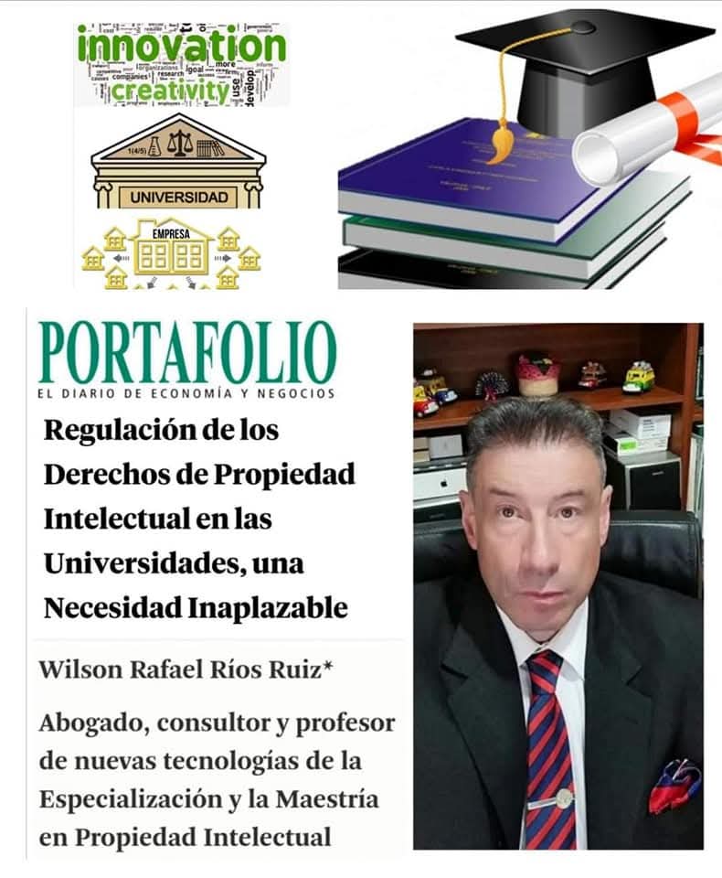 willysrivers's tweet photo. Sabes a quien le pertenecen los derechos de PROPIEDAD INTELECTUAL EN LOS CAMPUS UNIVERSITARIOS? Todo lo que debes saber sobre los derechos de Propiedad Intelectual en los proyectos de I+D+I, interacción Universidad - Empresa, trabajos de grado, tesis.
https://t.co/fPre7ltKpp https://t.co/MeReOl70ml