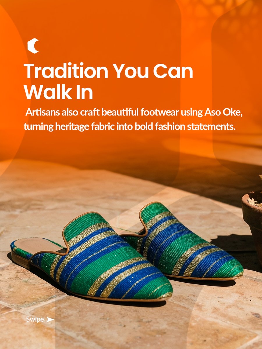 Checklos__'s tweet image. Handwoven carefully on a loom using techniques passed down through generations.

Aso-Oke, the heritage in every stitch,

Wear the story of Yoruba's Heritage not just the craft.
#checklos #Asooke #HandmadeWithLove