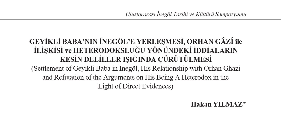 EdebiyatiOsmani's tweet photo. @mhkekec @mhkekec On yıl önce ilk kez Hakan Yılmaz hoca yayınladı bunu. Bilinmeyen biir şey de değil. Geyikli baba bildiri metninde geçiyordu. Onun adını zikretmemenize şaşırdım açıkçası. Daha önce camia bilmiyordu , pek de farkında olma ihtimali yoktu. Siz de oradan almışsınız belli ki. https://t.co/kAy9H1YYhP