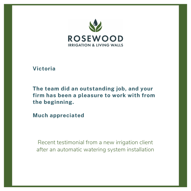 RosewoodIrrig's tweet image. Every Rosewood team-member shares our aims for excellent workmanship &amp;amp; great customer care - &amp;amp; we're so proud every time our clients let us know we're meeting those aims. Thanks to our fab staff!
#customersatisfaction #teamwork #workmanship #attentiontodetail  #greatreviews