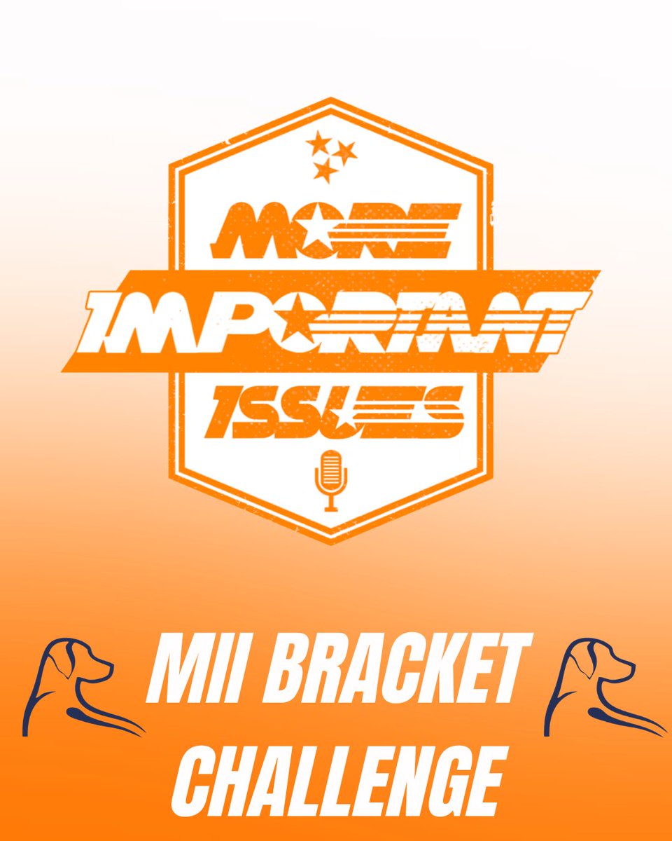More_Issues's tweet photo. MII BRACKET CHALLENGE!!!

The winner will get $150 gift card from @rhoback! Make sure to make your bracket name your actual name or yourTwitter handle so we can identify you.

https://t.co/4CNmK51VZz https://t.co/Q1YyUbYdgv