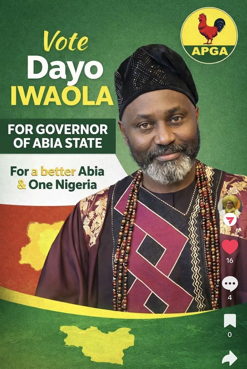 NasirSmooth's tweet image. I am committed to building a better Nigeria, and I will not disappoint the Nigerian people. — Dayo Iwaola 

#For A BETTER ABIA STATE &amp;amp; ONE NIGERIA 🇳🇬